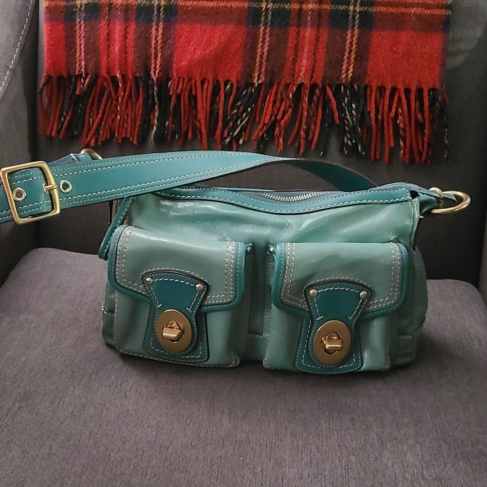 Coach Legacy - Shoulder Bag - Leather, Turquoise
